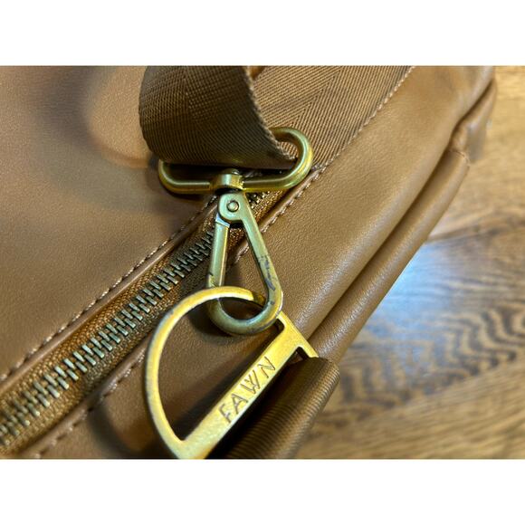 Fawn Design The Original Diaper Bag Convertible Backpack Brush Gold Hardware - Picture 10 of 10